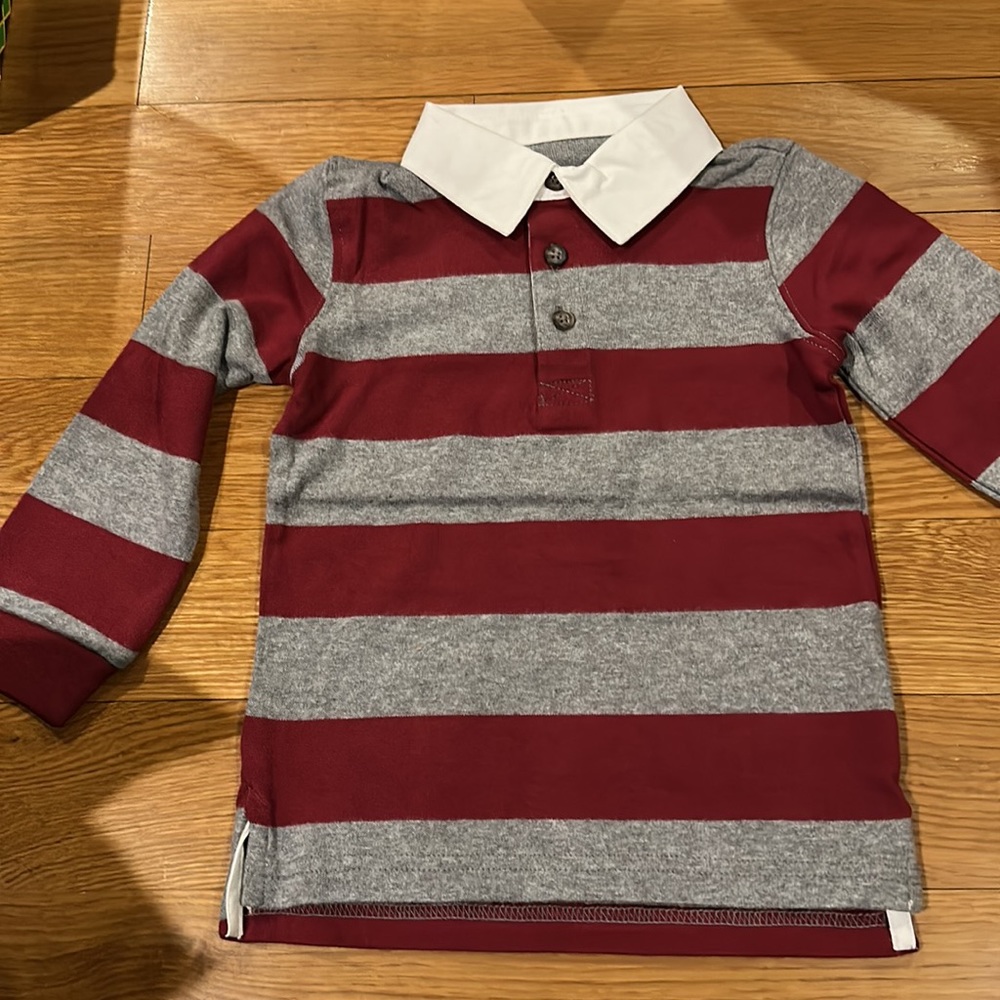 Simple Joys by Carter's Toddler Boys' Long-Sleeve Rugby Shirts - Picture 5 of 13